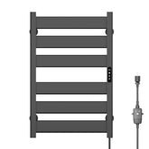 Geobella Towel Warmer Rack 6 Bars Towel Warmer Wall Mounted with Timer & Temperature Adjustments Electric Heated Towel Drying Racks for Bathroom