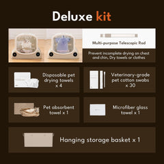 PetSnowy Pet Dryer Box - Safe Modular Design, 80L Large Space, Smart Temperature & App Control, 5 Sides Efficient Airflow, Ultra Quiet Cat and Dog Hair Dryer for Pet Grooming