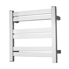 SHARNDY Electric Towel Warmer,Drying Towel Rack Heated Towel Rack,Wall Mounted Towel Warmer Rack,with Polished 6 Bars, 20.87x20.47x3.15 inches 80W
