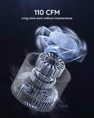 Fitop Bathroom Exhaust Fan with Light, 110 CFM 43W Ceiling Mount Shower Ventilation Exhaust with Light, 1.0 Sones Bathroom Vent with Light, Bathroom Fan 1200LM LED Light 3000K/4000K/5000K