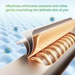 Geobella Towel Warmer Rack 6 Bars Towel Warmer Wall Mounted with Timer & Temperature Adjustments Electric Heated Towel Drying Racks for Bathroom