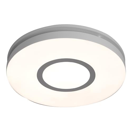 Homewerks 7141-80-RGB Bathroom Fan with Light LED Color Changing and Dimmable, SmartVent Humidity Sensing Ventilation Fan with Remote, 80 CFM 1.0 Sones